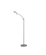 54 Inch Long Tinsley Silver Integrated Led Task Floor Lamp