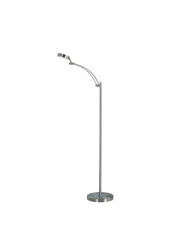 54 Inch Long Tinsley Silver Integrated Led Task Floor Lamp