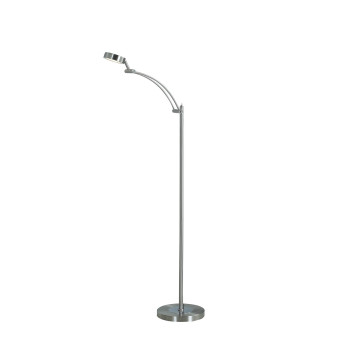 54 Inch Long Tinsley Silver Integrated Led Task Floor Lamp