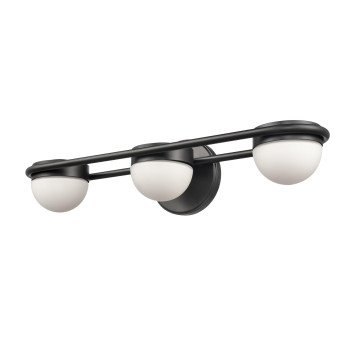 Nelly 22 Wide 3Light Vanity Light Matte Black