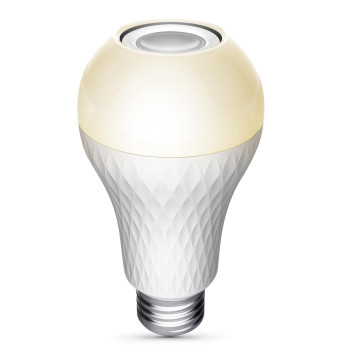 Feit Electric Led Builtin Speaker Intellibulb A19 With An E26 Medium Base Light Bulb 60W Equivalent 15 Year Life 750 Lu