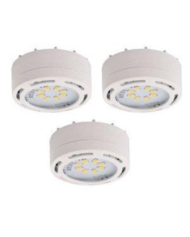 12W 120V Led Undercabinet Light Puck 3 White