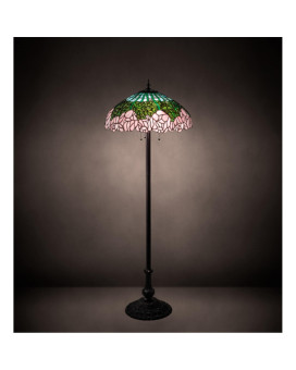 62 High Tiffany Cabbage Rose Floor Lamp