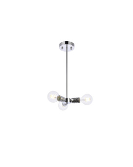 Reyes 3 Lights Chrome Pendant