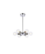 Reyes 6 Lights Chrome Pendant