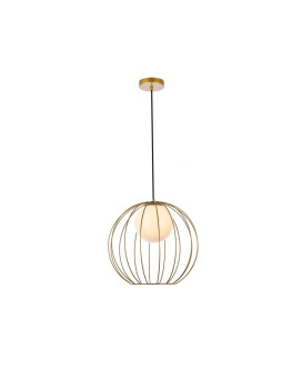 Wetzel 1 Light Brass Pendant