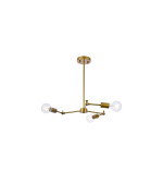 Furlong 3 Lights Brass Pendant