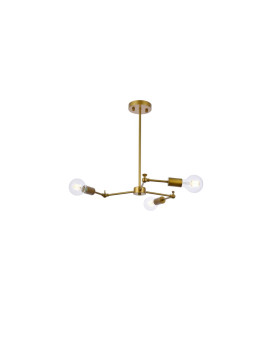 Furlong 3 Lights Brass Pendant