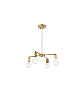 Cairo 4 Lights Brass Pendant