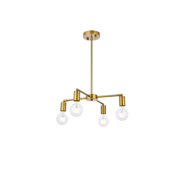 Cairo 4 Lights Brass Pendant