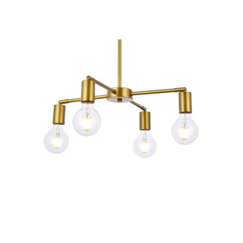 Cairo 4 Lights Brass Pendant