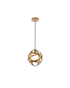 Celeste 1 Light Brass Pendant