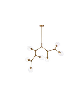 Cavoli 7 Lights Brass Chandelier