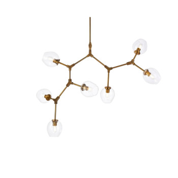 Cavoli 7 Lights Brass Chandelier