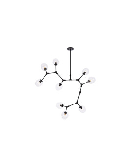 Cavoli 9 Lights Black Chandelier