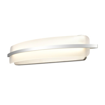 Curvato 255 Wide Led Vanity Light Polished Chrome