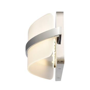 Curvato 255 Wide Led Vanity Light Polished Chrome