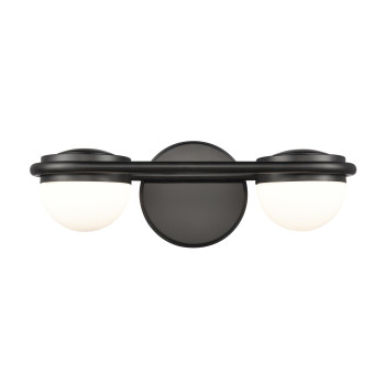 Nelly 14 Wide 2Light Vanity Light Matte Black