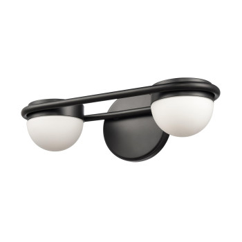 Nelly 14 Wide 2Light Vanity Light Matte Black