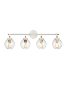 Boudreaux 33 Wide 4Light Vanity Light Matte White