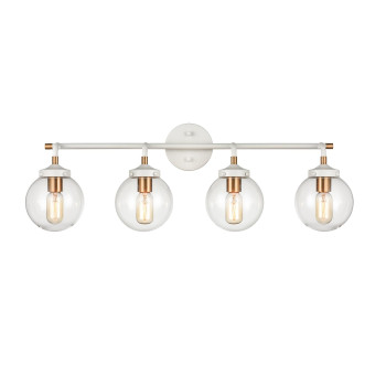 Boudreaux 33 Wide 4Light Vanity Light Matte White