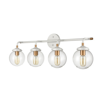 Boudreaux 33 Wide 4Light Vanity Light Matte White