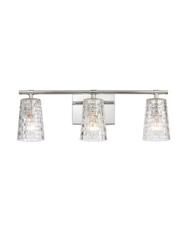 Lightweave 22 Wide 3Light Vanity Light Polished Nickel