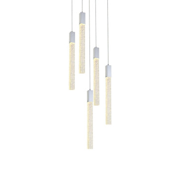 Weston 5 Lights Pendant In Chrome