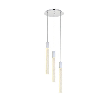 Weston 3 Lights Pendant In Chrome