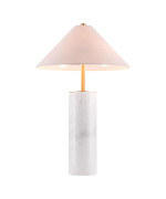 Ciara Table Lamp Beige And White