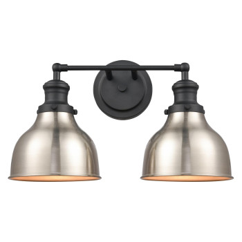 Haralson 17 Wide 2Light Vanity Light Charcoal