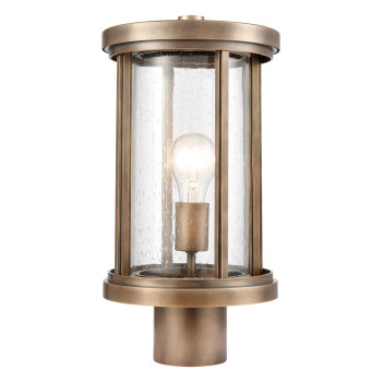 Brison 15 High 1Light Outdoor Post Light Vintage Brass