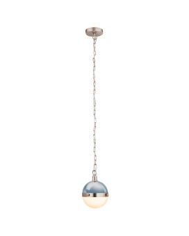 Harmelin 7 Wide 1Light Mini Pendant Pale Blue