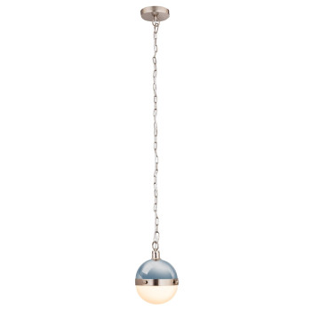 Harmelin 7 Wide 1Light Mini Pendant Pale Blue