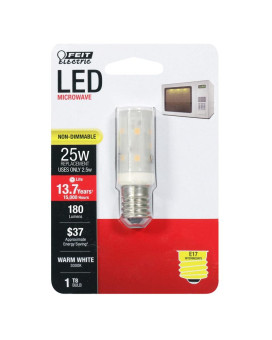 Bulb Led T8 E17 Ww 25W Pack Of 1