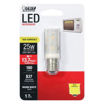 Bulb Led T8 E17 Ww 25W Pack Of 1