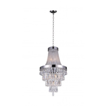 6 Light Chandelier With Chrome Finish