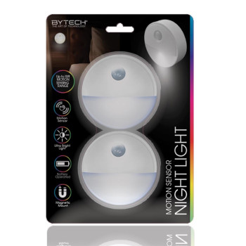 Bytech Motion Sensor Night Light 2Pack