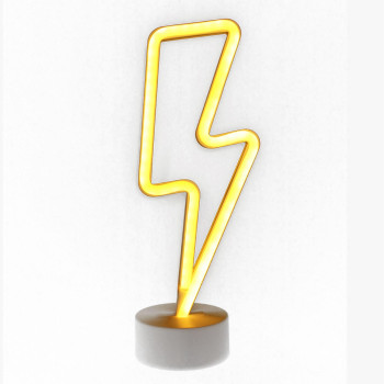 Led Neon Light Sign Room Decoration Usb Or Battery Powered Dorm Decor Lightning Bolt Ns1906010