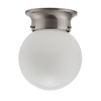 Miseno 6 In 60W Flush Mount Ceiling Fixture In Brushed Nickel