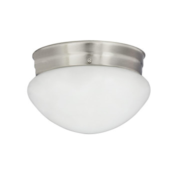 Miseno 712 In 60W 1Light Flush Mount Ceiling Fixture In Brushed Nickel