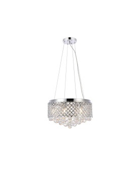 Tully 6 Lights Pendant In Chrome