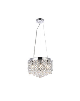 Tully 4 Lights Pendant In Chrome