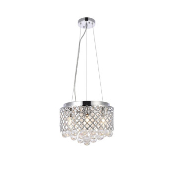 Tully 4 Lights Pendant In Chrome