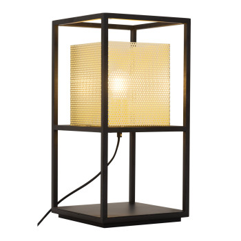 Yves Table Lamp Gold And Black