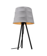 Mozzi Table Lamp Gray And Black