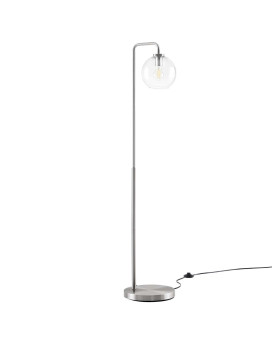 Silo Glass Globe Glass And Metal Floor Lamp