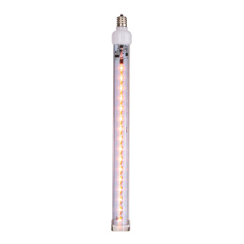 12 Orange C9 Led Snowfall Tube 5Pk