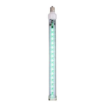 12 Green C9 Led Snowfall Tube 5Pk