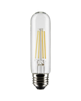 Satco 8 Watt T10 Led Clear Medium Base 90 Cri 2700K 120 Volt